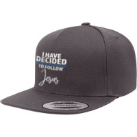 New Believer I Have Decided To Follow Jesus In Baptism T Shirt 5 Panel Snapback Cap | Artistshot