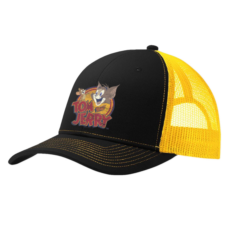 Tom And Jerry Water Damaged Colors Pa Trucker Cap | Artistshot