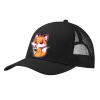 Anime Fox Drinking Bubble Tea Kawaii Pa Trucker Cap | Artistshot