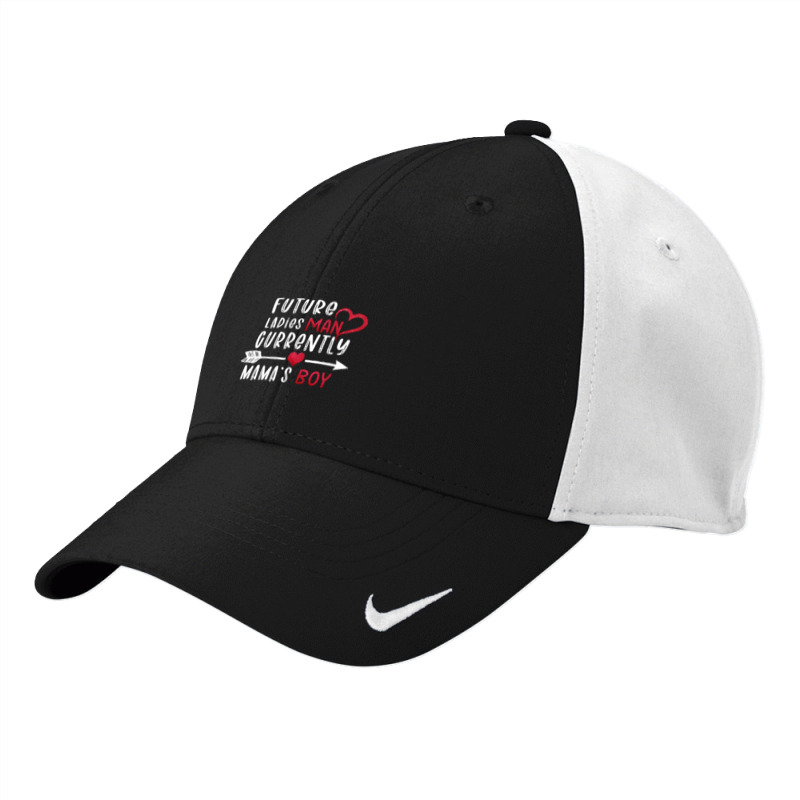 Boy Valentine  A Future Ladies Man Current Mama S Boy Nike Dri-fit Cap | Artistshot