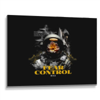 Astronaut Fear Control Metal Print Horizontal | Artistshot