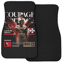 Courage And Discipline Warrior Front Car Mat | Artistshot