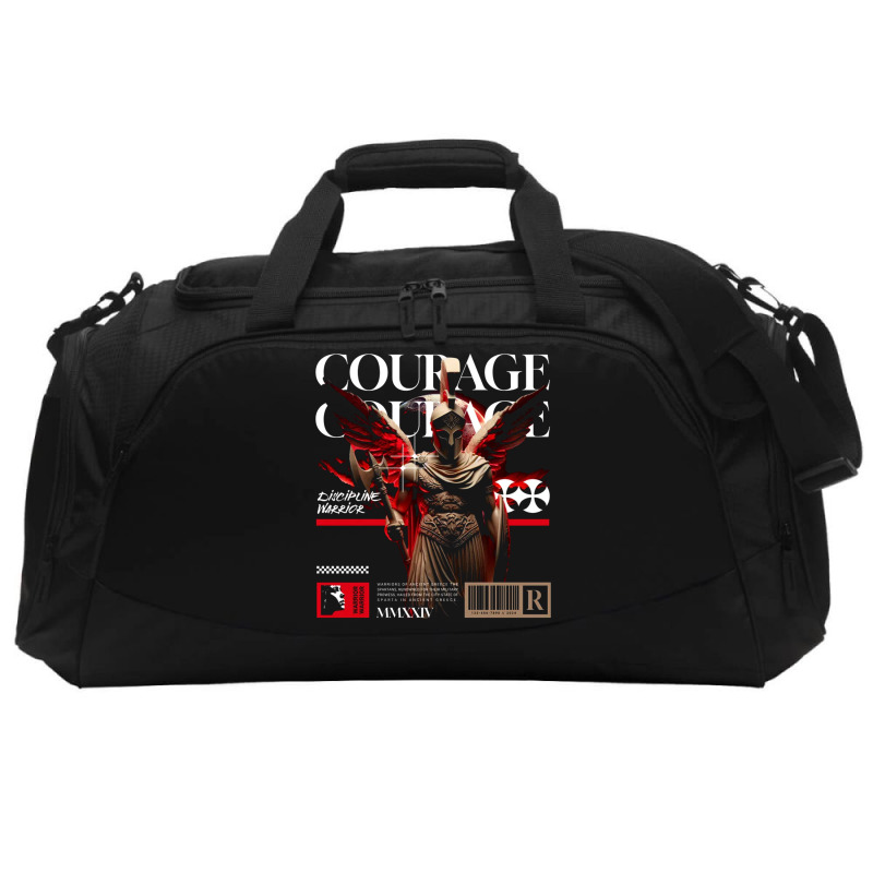 Courage And Discipline Warrior Active Duffel | Artistshot