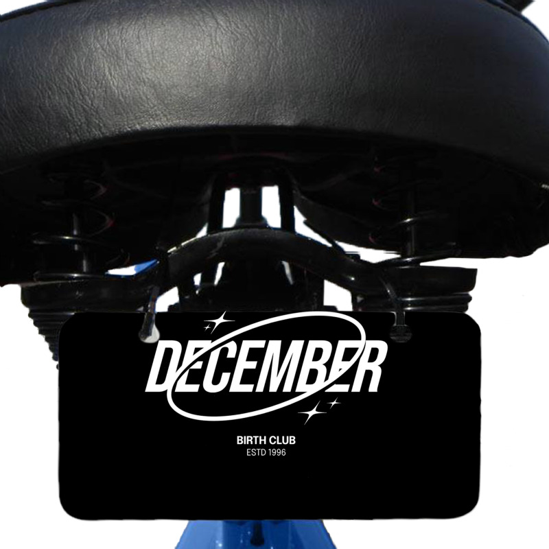 December Bicycle License Plate | Artistshot