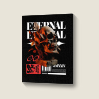 Eternal Skull Portrait Canvas Print | Artistshot