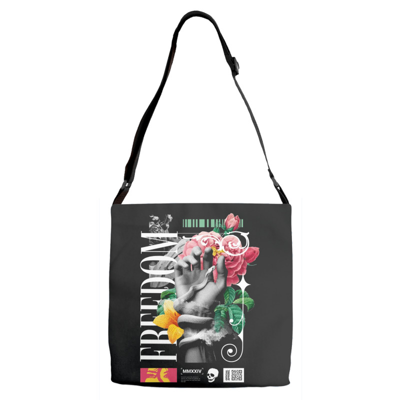 Freedom Hand Snake Adjustable Strap Totes | Artistshot