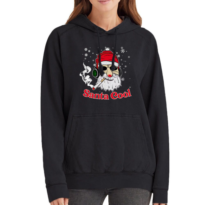 Santa Cool Vintage Hoodie | Artistshot