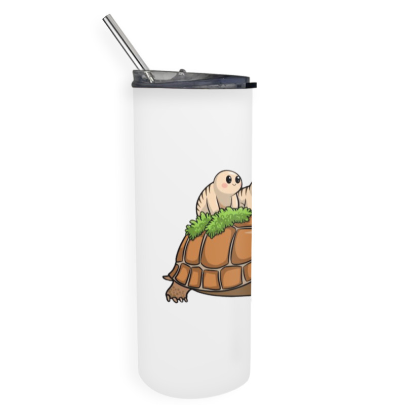 Tortoise Carrying Tardigrade Family On Flexfit Fit Skinny Tumbler | Artistshot