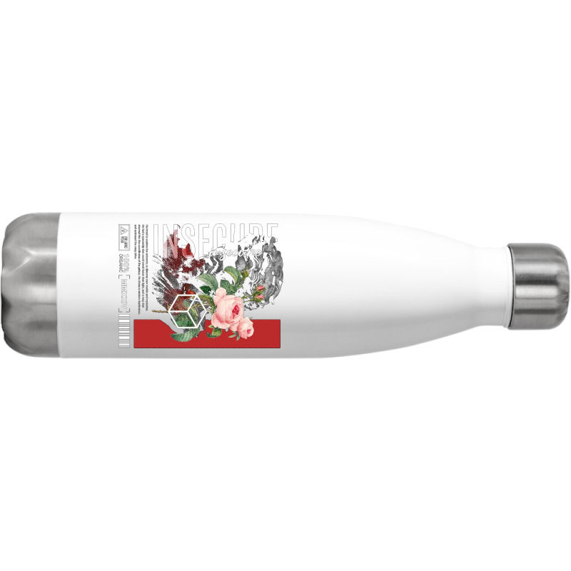 Insecure Floral Statue Stainless Steel Water Bottle | Artistshot