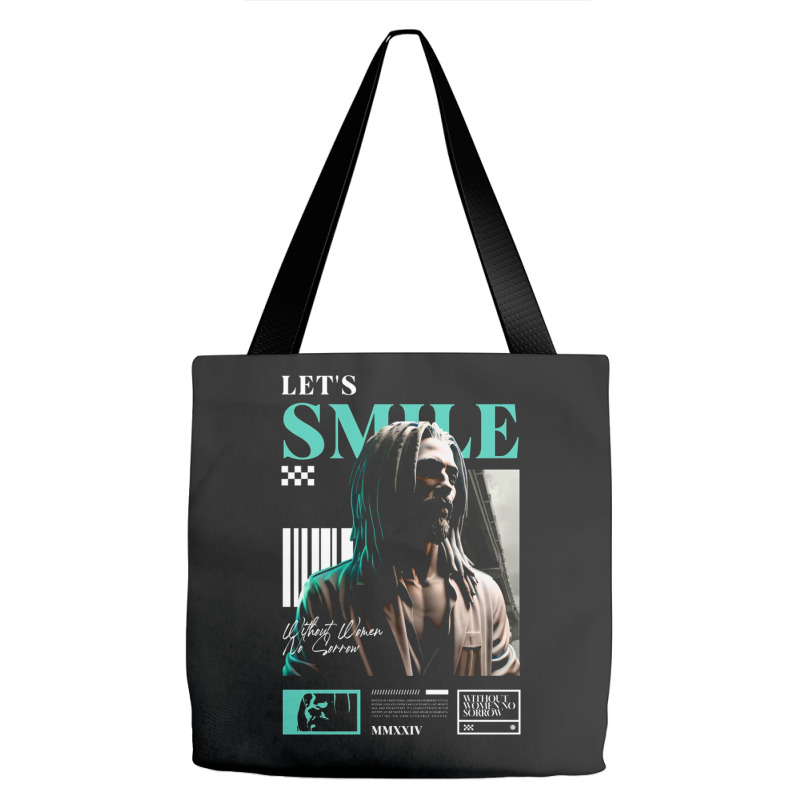 Let's Smile Tote Bags | Artistshot