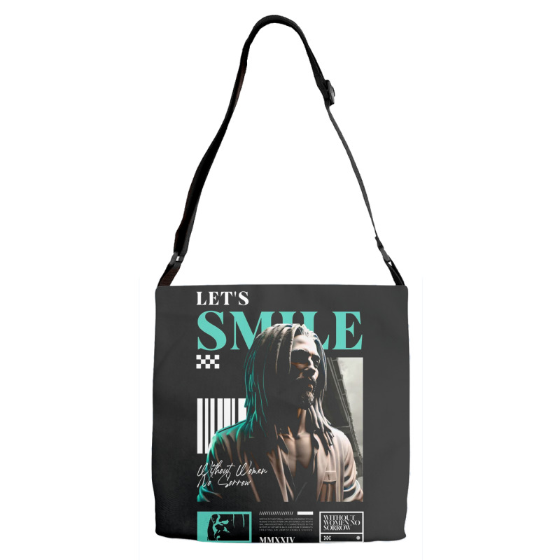 Let's Smile Adjustable Strap Totes | Artistshot