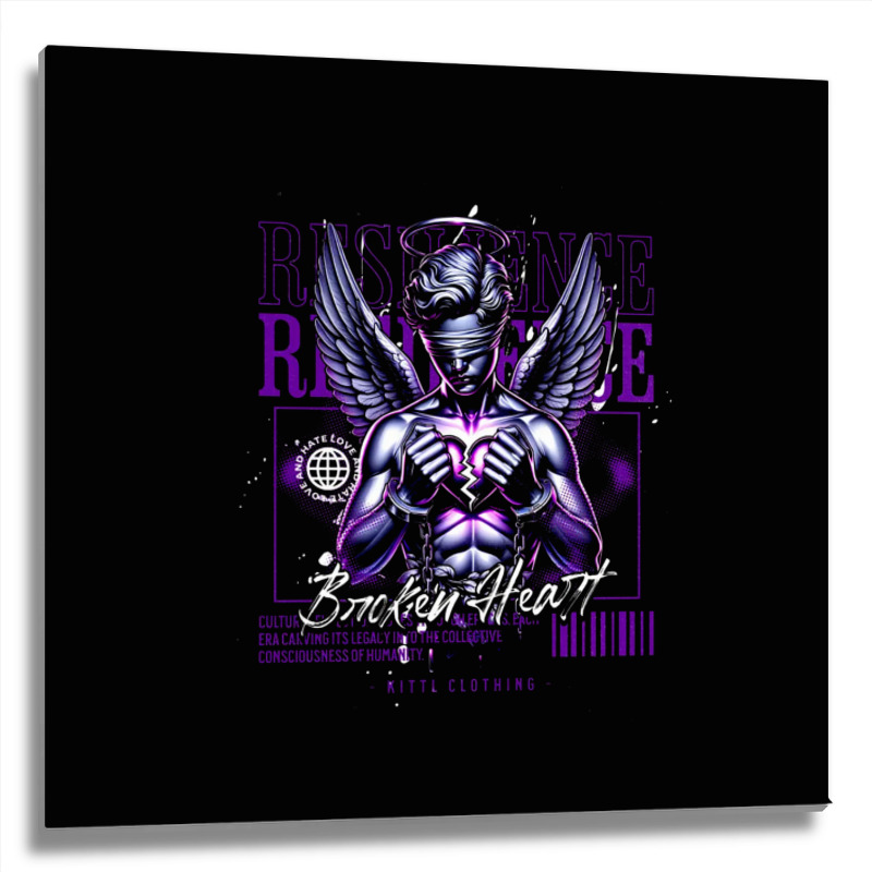 Resilience Love Metal Print Square | Artistshot