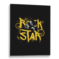 Rockstar - Music Metal Print Vertical | Artistshot