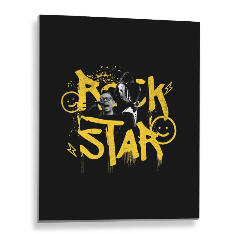 Rockstar - Music Metal Print Vertical | Artistshot