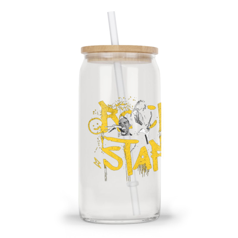 Rockstar - Music Glass Tumbler | Artistshot