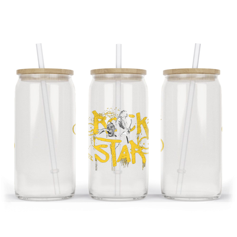 Rockstar - Music Glass Tumbler | Artistshot