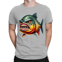 Fierce Piranha Attack T-shirt | Artistshot