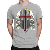 Guardian Winged Cross T-shirt | Artistshot