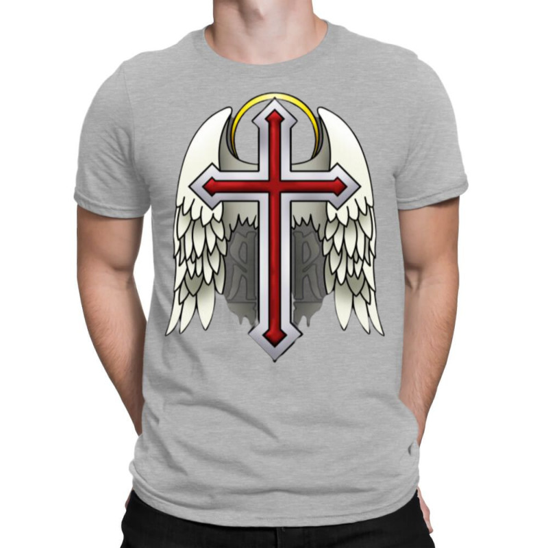 Guardian Winged Cross T-shirt | Artistshot