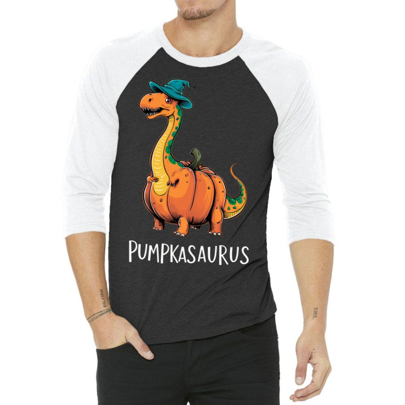 Pumpkasaurus 3/4 Sleeve Shirt | Artistshot