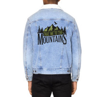 Take Me To The Mountains Unisex Sherpa-lined Denim Jacket | Artistshot