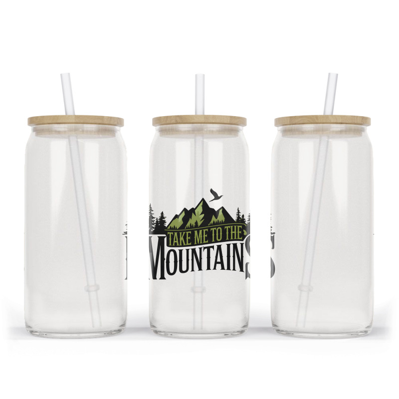 Take Me To The Mountains Glass Tumbler | Artistshot