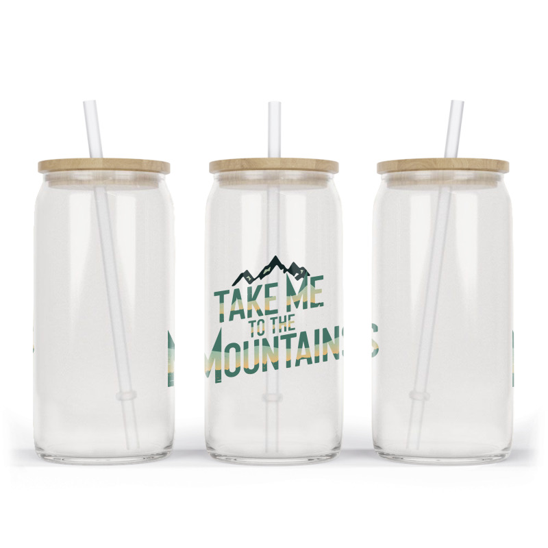 Quotes Take Me To The Mountains Glass Tumbler | Artistshot