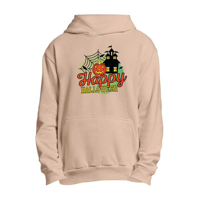 Happy Halloween Pumpkin Boo Witch Urban Pullover Hoodie | Artistshot