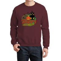 Happy Halloween Pumpkin Boo Witch Crewneck Sweatshirt | Artistshot