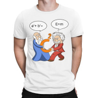 Geek Nerdy Pythagoras Vs Einstein T-shirt | Artistshot