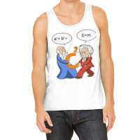 Geek Nerdy Pythagoras Vs Einstein Tank Top | Artistshot