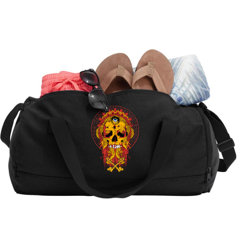 Skull, Skulls, Skeleton, Eyes Duffel Bag | Artistshot