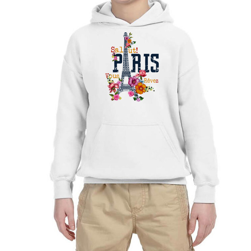 Europe City, Flowers Youth Hoodie | Artistshot