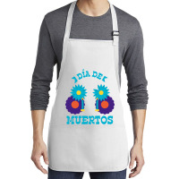 Dia De Muertos, Flowers Medium-length Apron | Artistshot