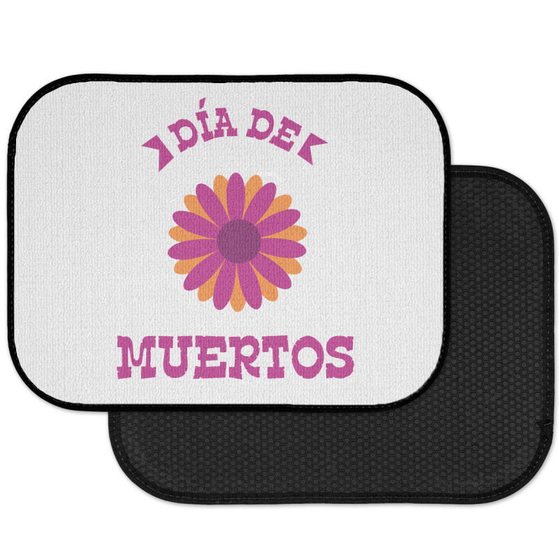 Dia De Muertos, Flowers Rear Car Mat | Artistshot