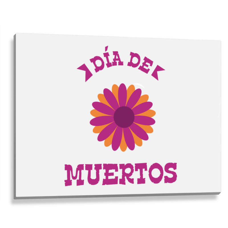 Dia De Muertos, Flowers Metal Print Horizontal | Artistshot