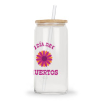 Dia De Muertos, Flowers Glass Tumbler | Artistshot