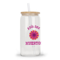 Dia De Muertos, Flowers Glass Tumbler | Artistshot