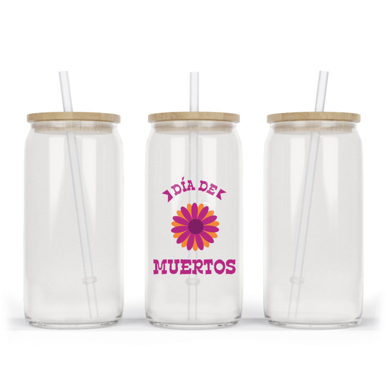 Dia De Muertos, Flowers Glass Tumbler | Artistshot