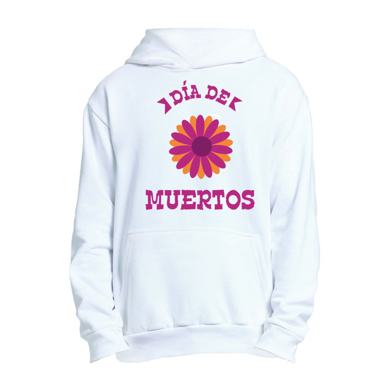 Dia De Muertos, Flowers Urban Pullover Hoodie | Artistshot