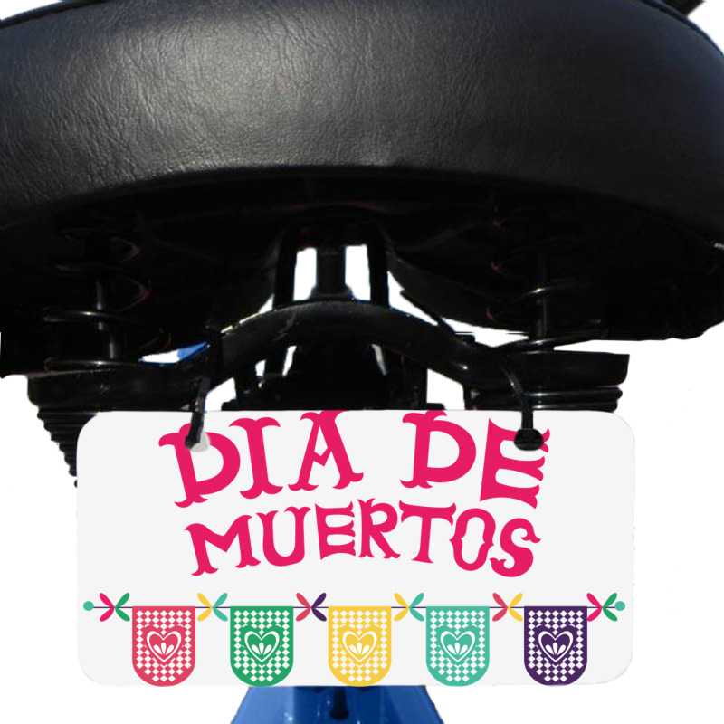 Dia De Muertos, Hearts Bicycle License Plate | Artistshot