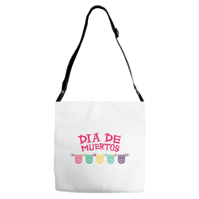 Dia De Muertos, Hearts Adjustable Strap Totes | Artistshot