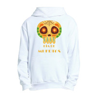 Dia De Muertos, Skull, Skulls, Skeleton, Flowers Urban Pullover Hoodie | Artistshot