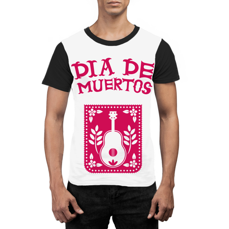 Dia De Muertos, Guitar Graphic T-shirt | Artistshot