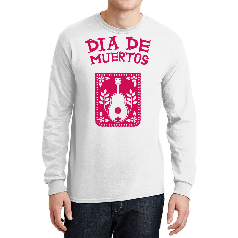 Dia De Muertos, Guitar Long Sleeve Shirts | Artistshot