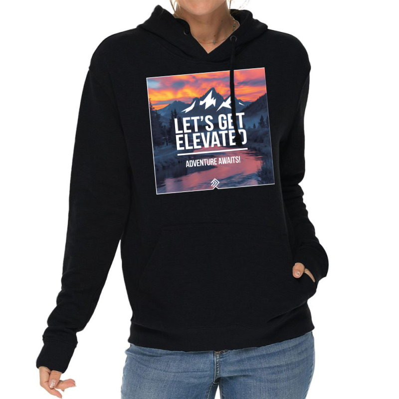 Adventure Awaits Lightweight Hoodie | Artistshot