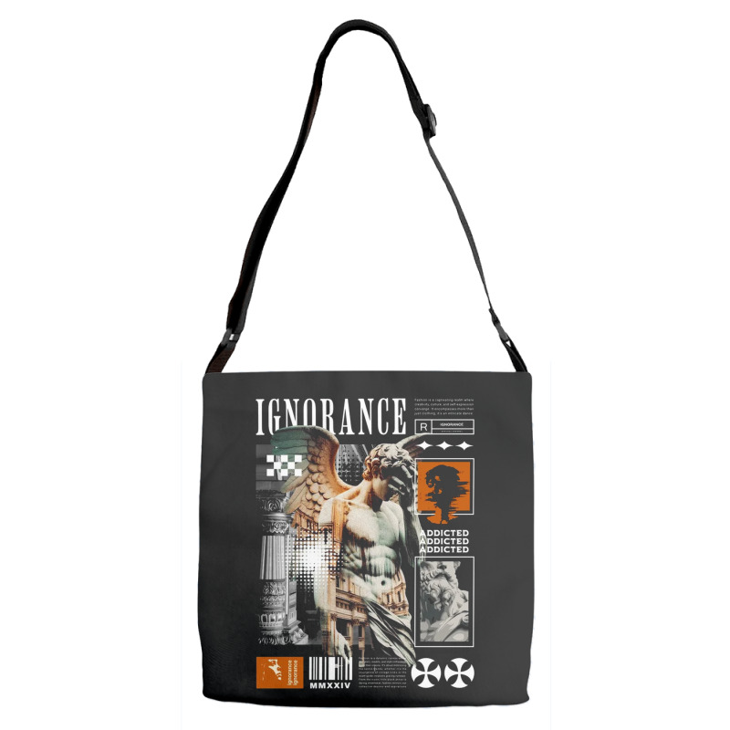 Self Ignorance Adjustable Strap Totes | Artistshot