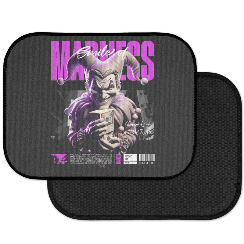 Smile Of Madness Rear Car Mat | Artistshot