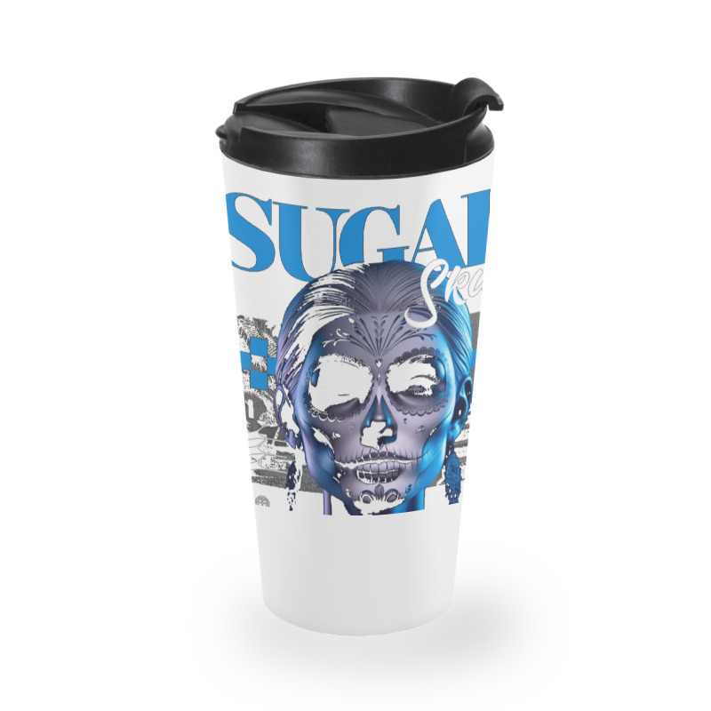 Sugar Skull Girl Travel Mug | Artistshot