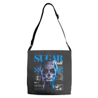 Sugar Skull Girl Adjustable Strap Totes | Artistshot